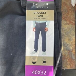 Jachs Navy 5 Pocket Chinos 40. X 32 nwt